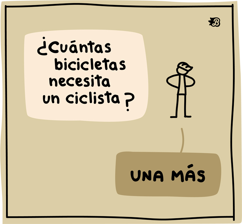 Cuántas bicicletas necesita realmente un ciclista